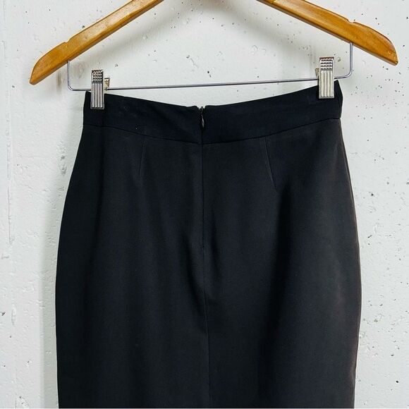 asos size 2 Black Lined Midi Skirt NEW with tags - Picture 7 of 14